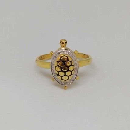 22 Kt Gold Ladies Branded Ring