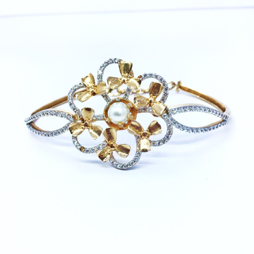 FANCY GOLD KADA BRACELET by 