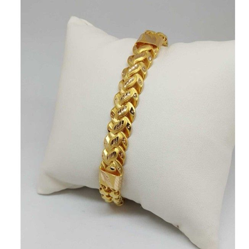 22 KT GOLD DESIGNED GENTS BRACELET by 