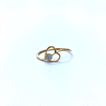 REAL DIAMOND FANCY ROSE GOLD RING by 