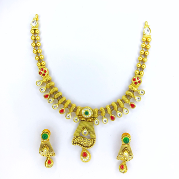FANCY ANTIQUE GOLD SET FOR LADIES by 