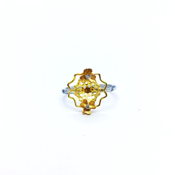 REAL DIAMOND FANCY FLOWER RING by 