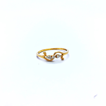 REAL DIAMOND FANCY ROSE GOLD RING by 