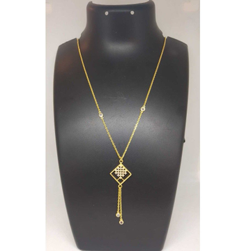 22 KT GOLD FANCY DESIGNER CHAIN PENDANT by 