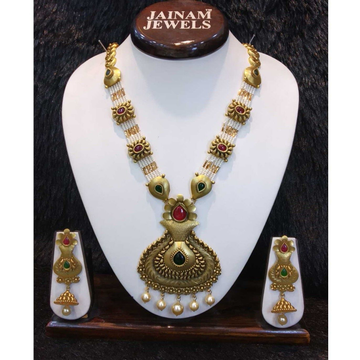 22kt gold rajwadi bridal antique set by 