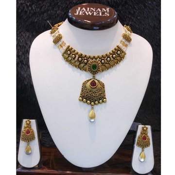 22kt gold antique bridal set by 