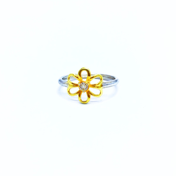 REAL DIAMOND FANCY FLOWER RING by 