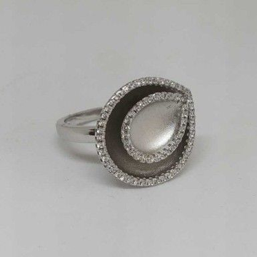 925 Sterling Silver Fancy Diamond Ladies Ring by 