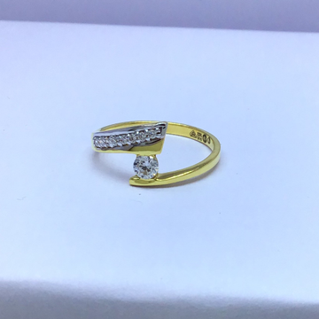 branded fancy ladies gold ring by 