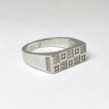 925 Sterling Silver Casual Gents Ring by 