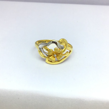 designing flower ladies gold ring by 