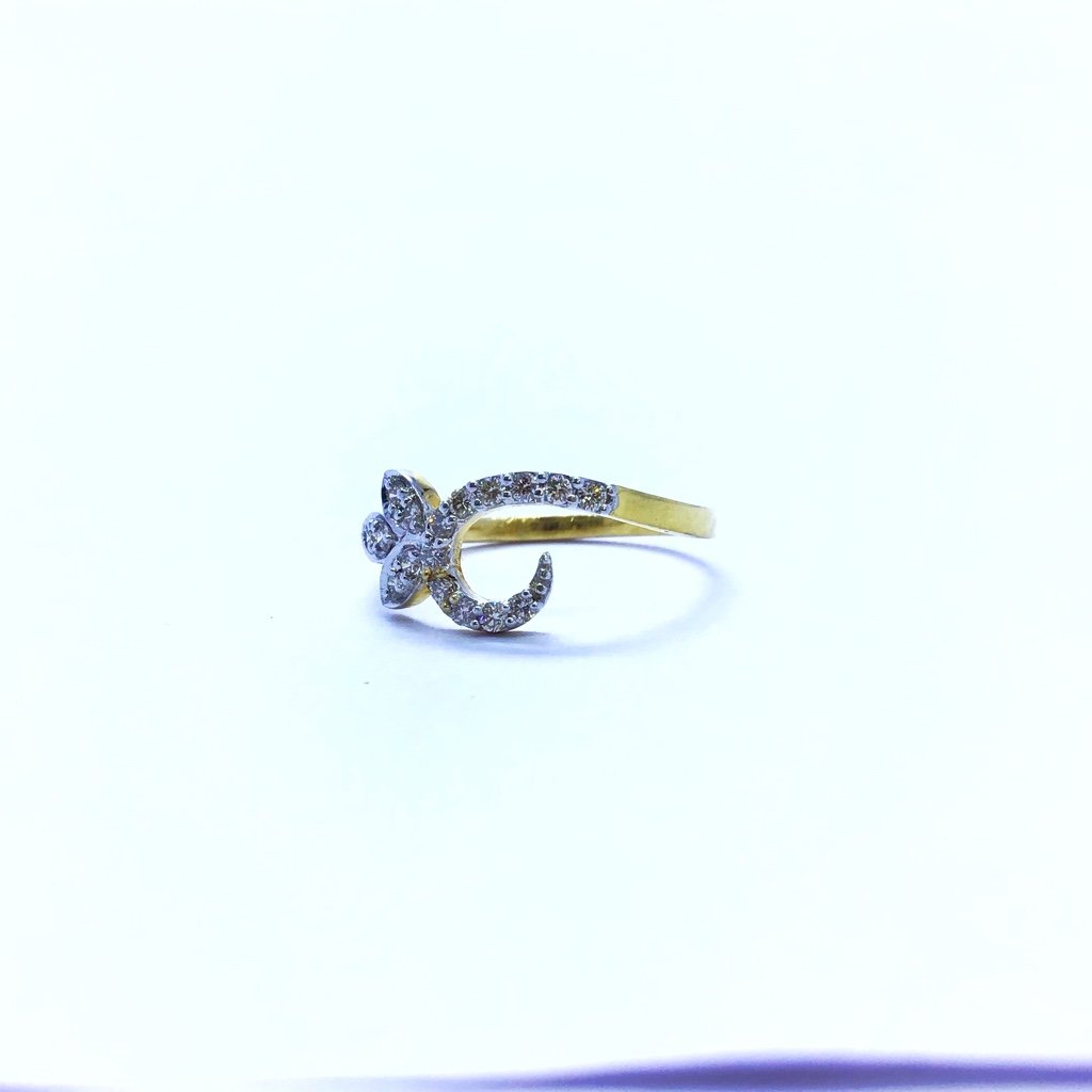 REAL DIAMOND FANCY FLOWER RING