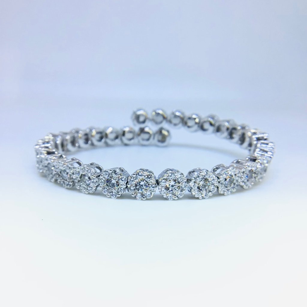 FANCY STERLING SILVER KADA BRACELET