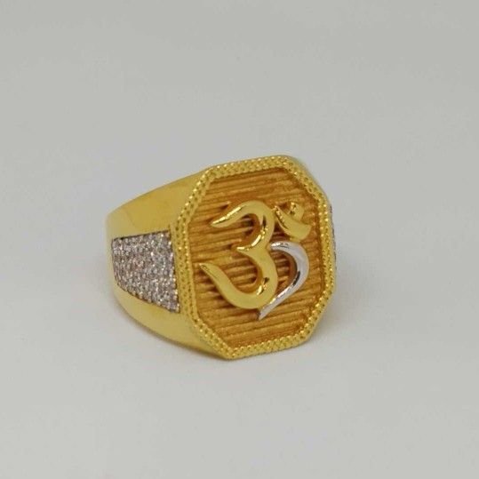22 kt Gold Gents Branded Ring