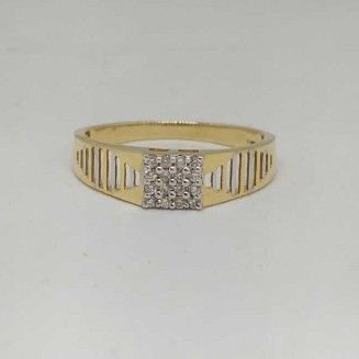 REAL DIAMOND BRANDED GENTS RING