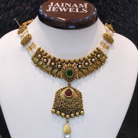 22kt gold antique bridal set