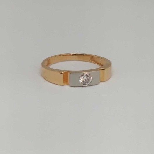 18 Kt Rose Gold Ladies Branded Ring