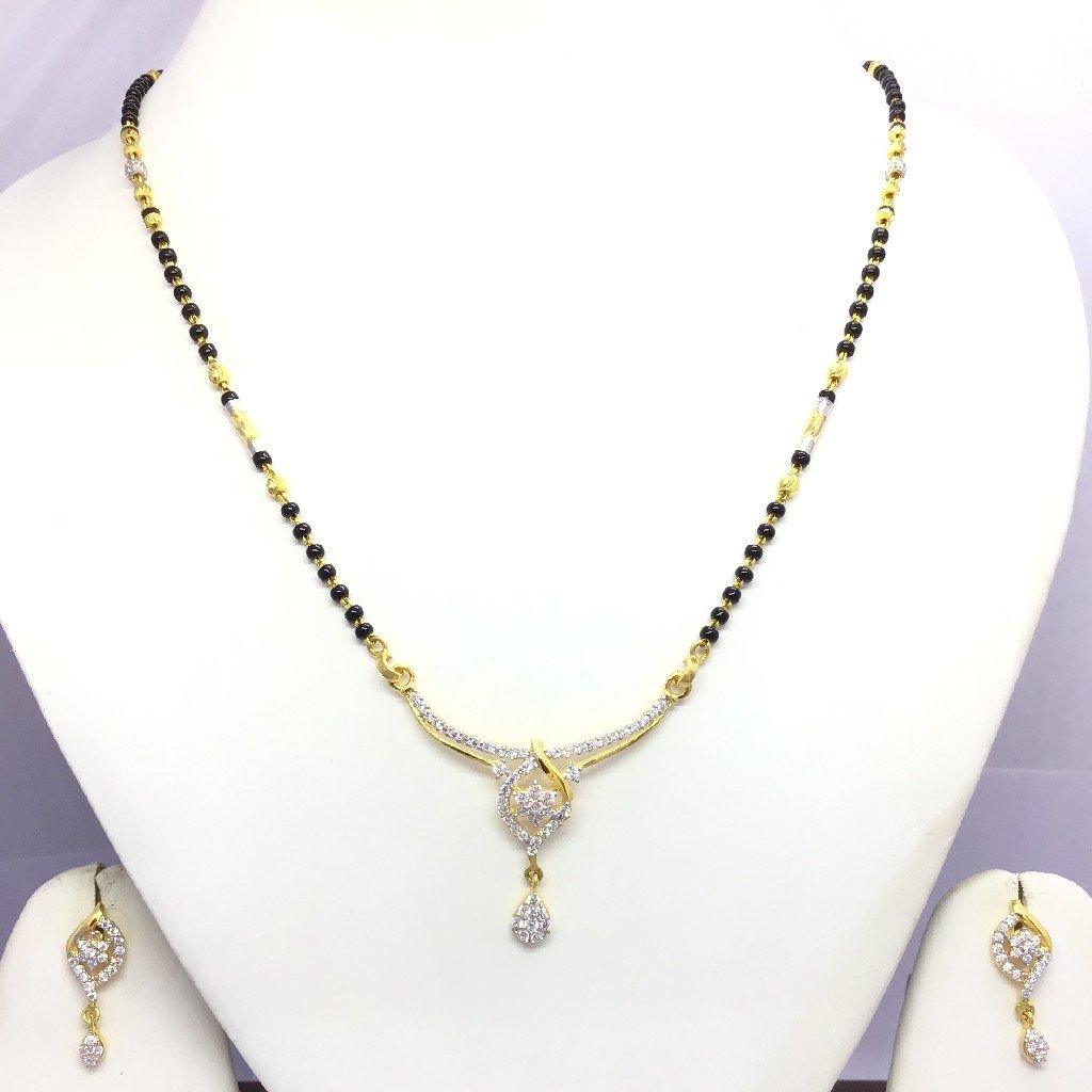 DESIGNING FANCY GOLD MANGALSUTRA SET