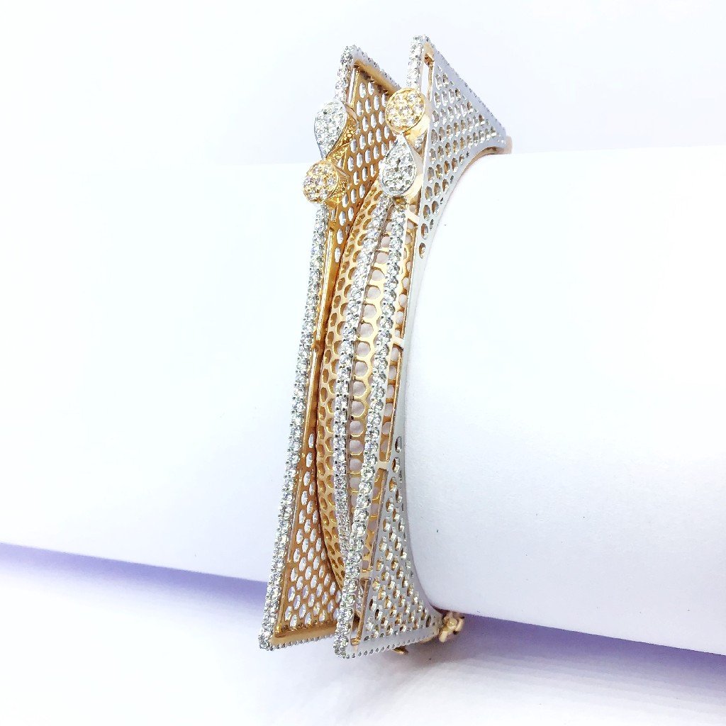 FANCY ROSE GOLD KADA BRACELET