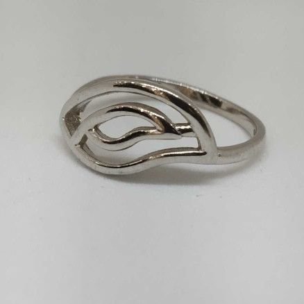 925 Sterling Silver Plan Ladies Ring