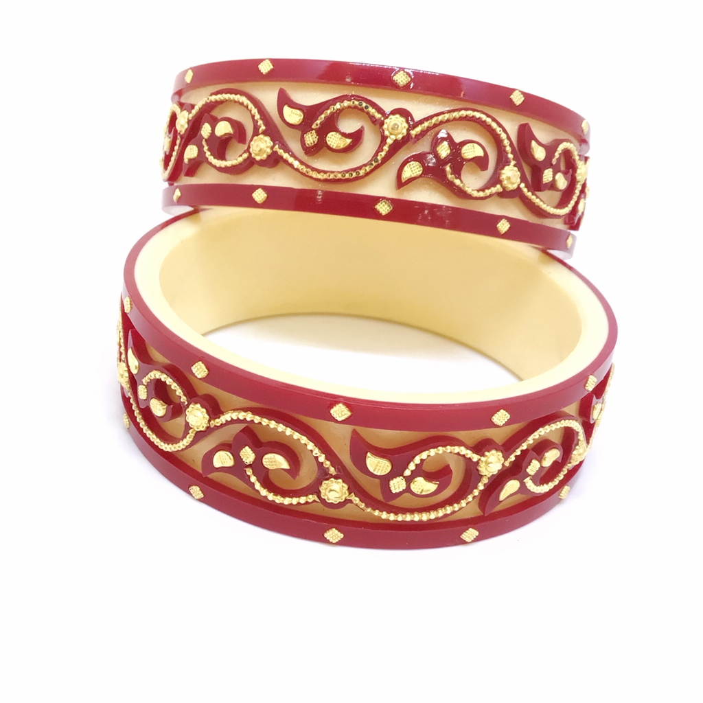 916 Gold Fancy Ras Chudi