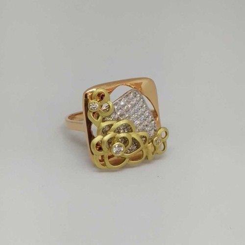 18 kt Rose gold ladies branded ring