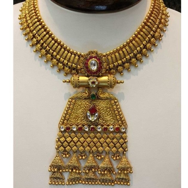 22kt gold rajwadi bridal set