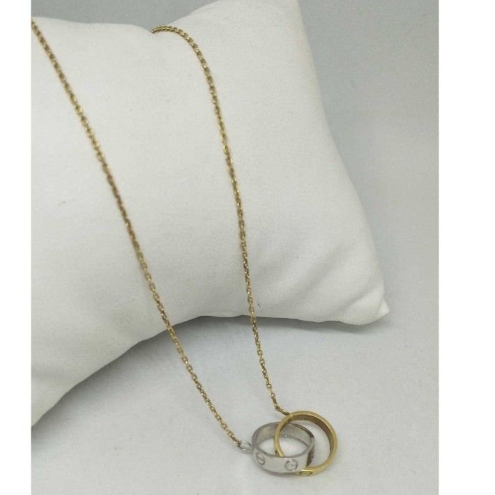 18 kt gold pendant chain