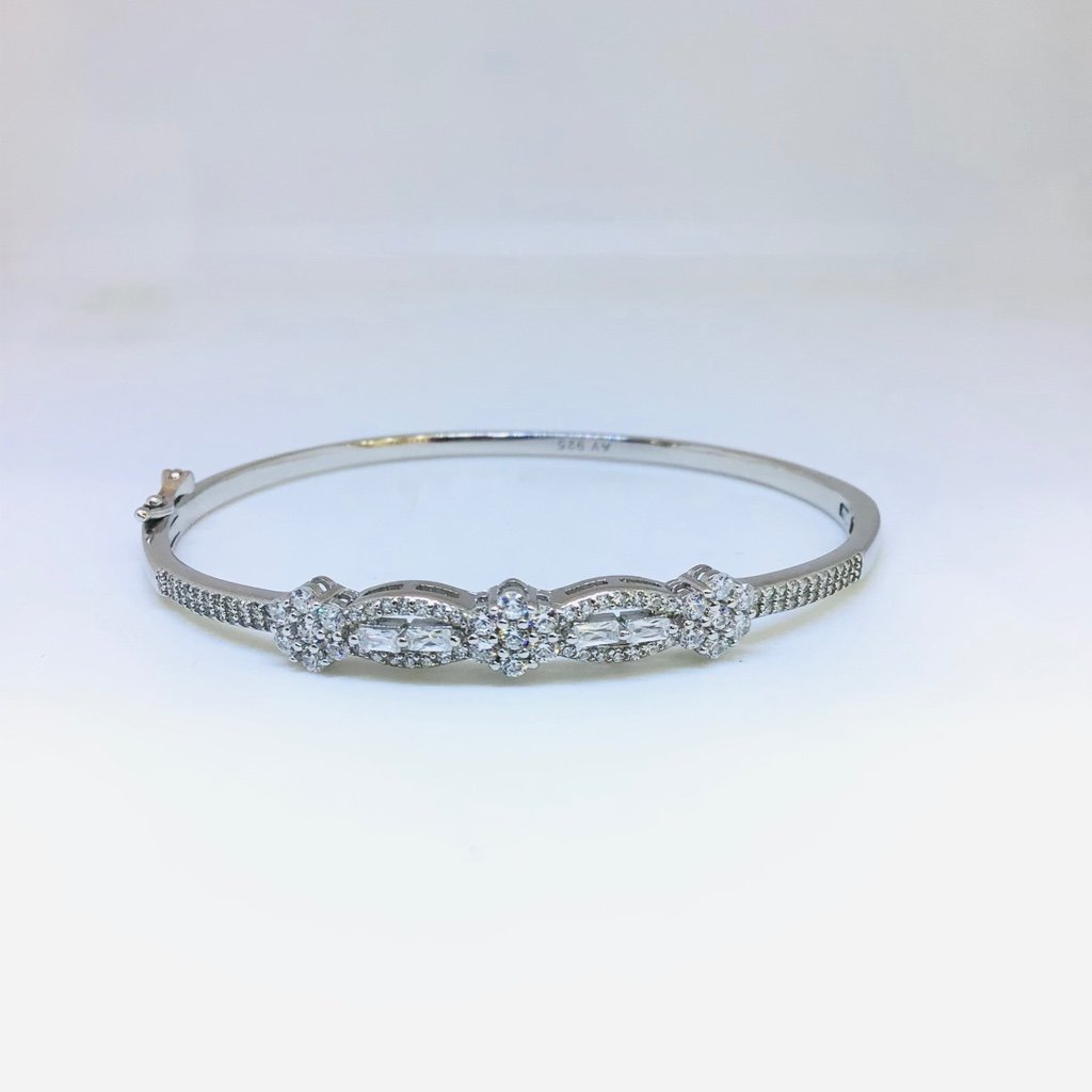 FANCY STERLING SILVER KADA BRACELET