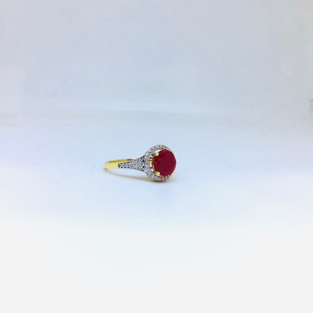 BRANDED FANCY STONE RING