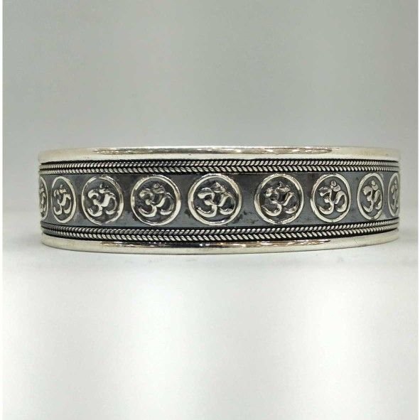 925 Sterling Silver OM BRACELET