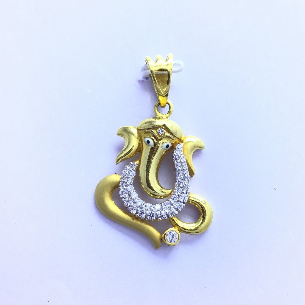 GANESHJI FANCY GOLD PENDANT