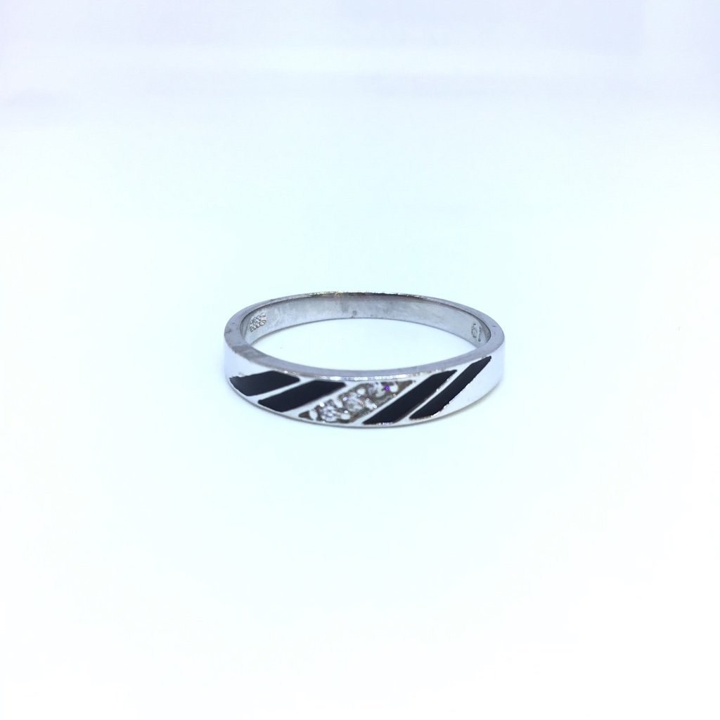 David Rosales Shadow Peak Fancy Inlaid Sterling Silver Ring