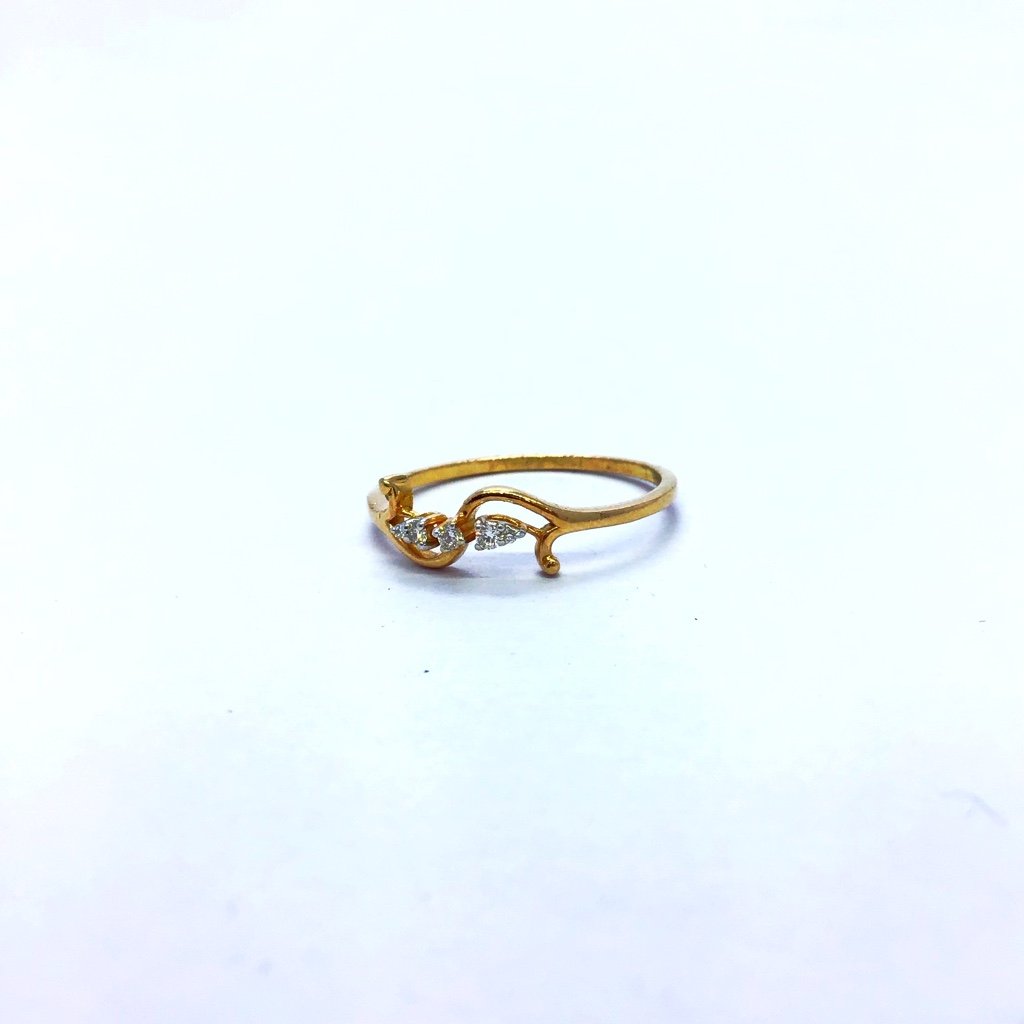 Rose Gold Promise Ring, Simple Heart Ring, Dainty Engagement Ring, Skinny Gold  Ring Tiny Diamond Ring, Slim Gold Ring - Etsy