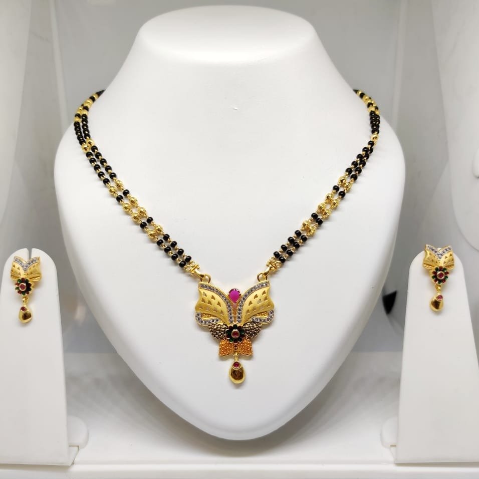 Buy quality 916 Gold Flower Design Mangalsutra JJ M08 in Ahmedabad