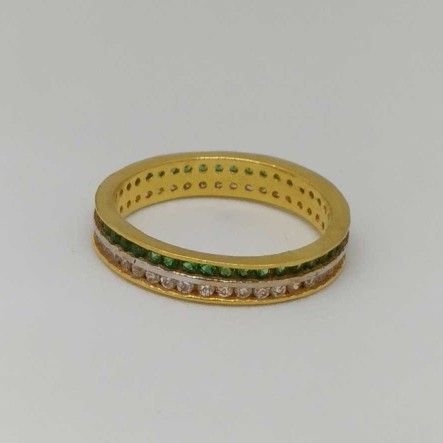 22 kt Gold Ladies Branded Ring