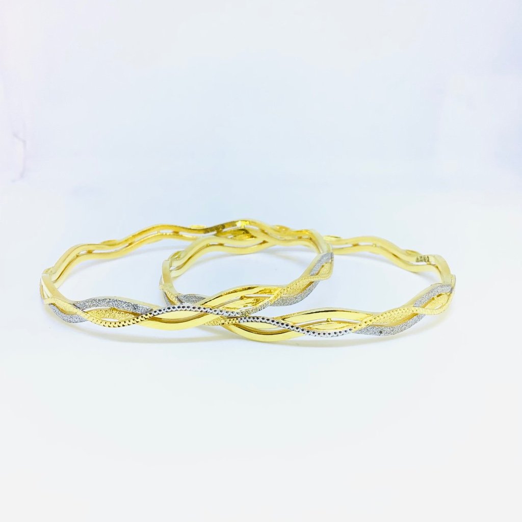 DESIGNED FANCY GOLD COPPER BANGLES