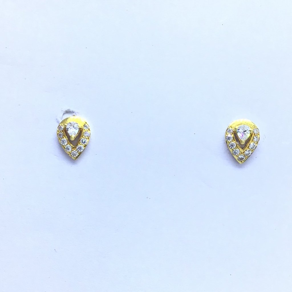 branded fancy gold earrings