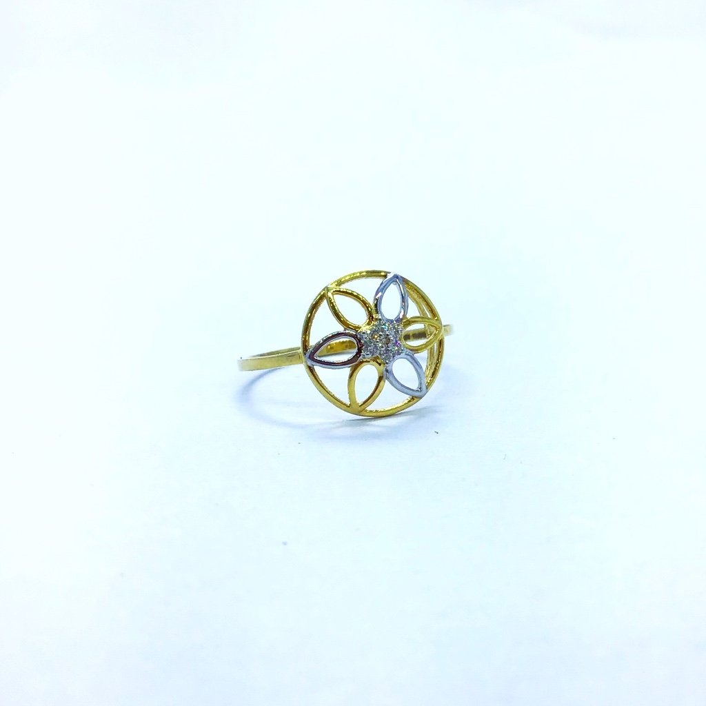 REAL DIAMOND FANCY FLOWER RING