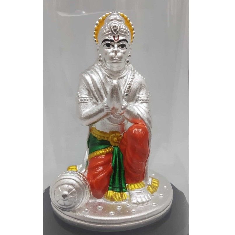 999 pure silver hanuman idols