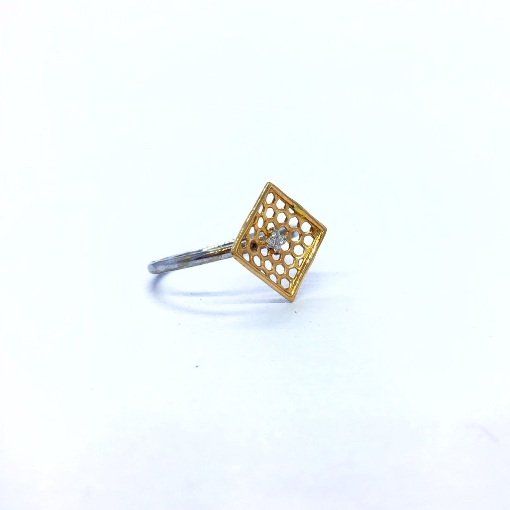 REAL DIAMOND FANCY RING FOR LADIES