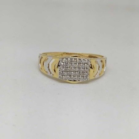REAL DIAMOND BRANDED GENTS RING