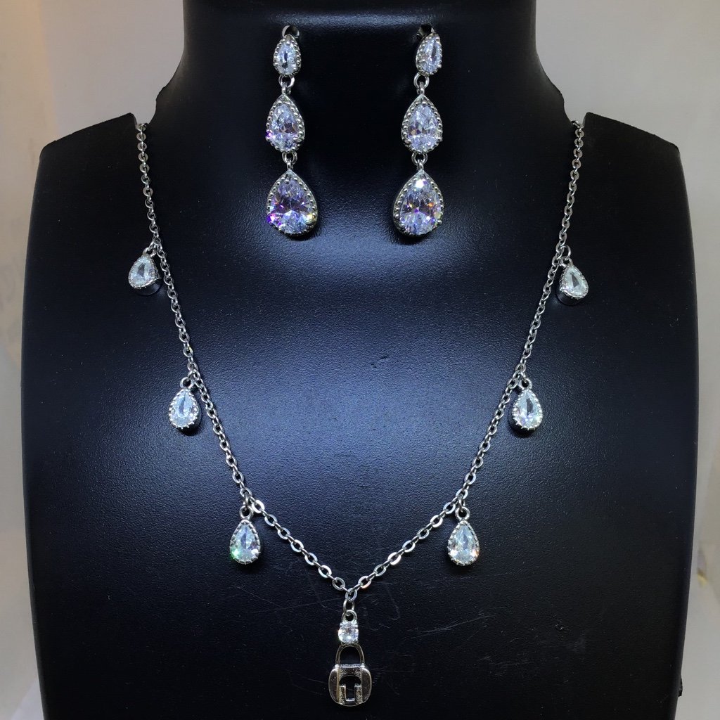 925 FANCY NECLACE SET