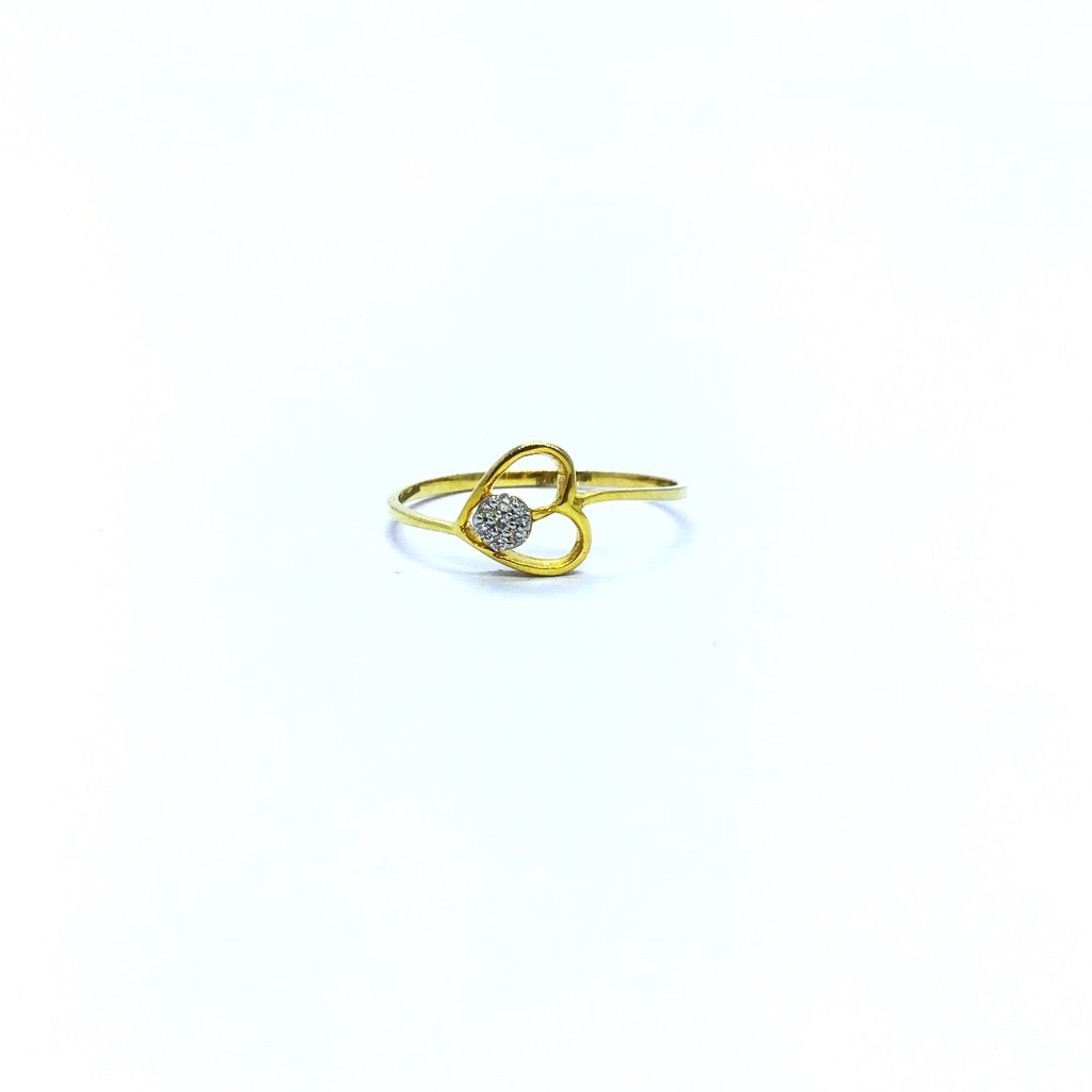 REAL DIAMOND FANCY HEART SHAPE RING