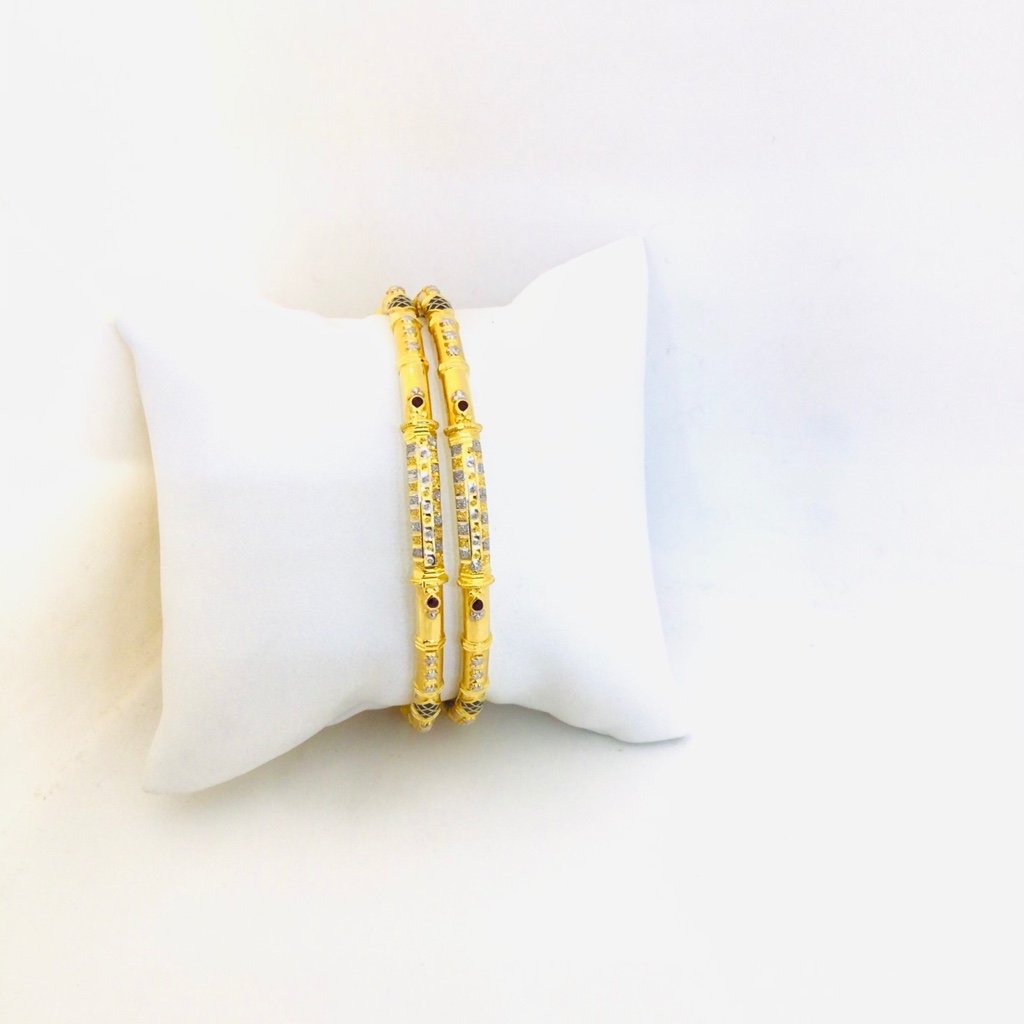 FANCY GOLD KADA BANGLES