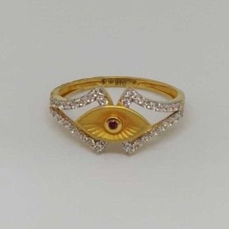 22 kt Gold Ladies Branded Ring