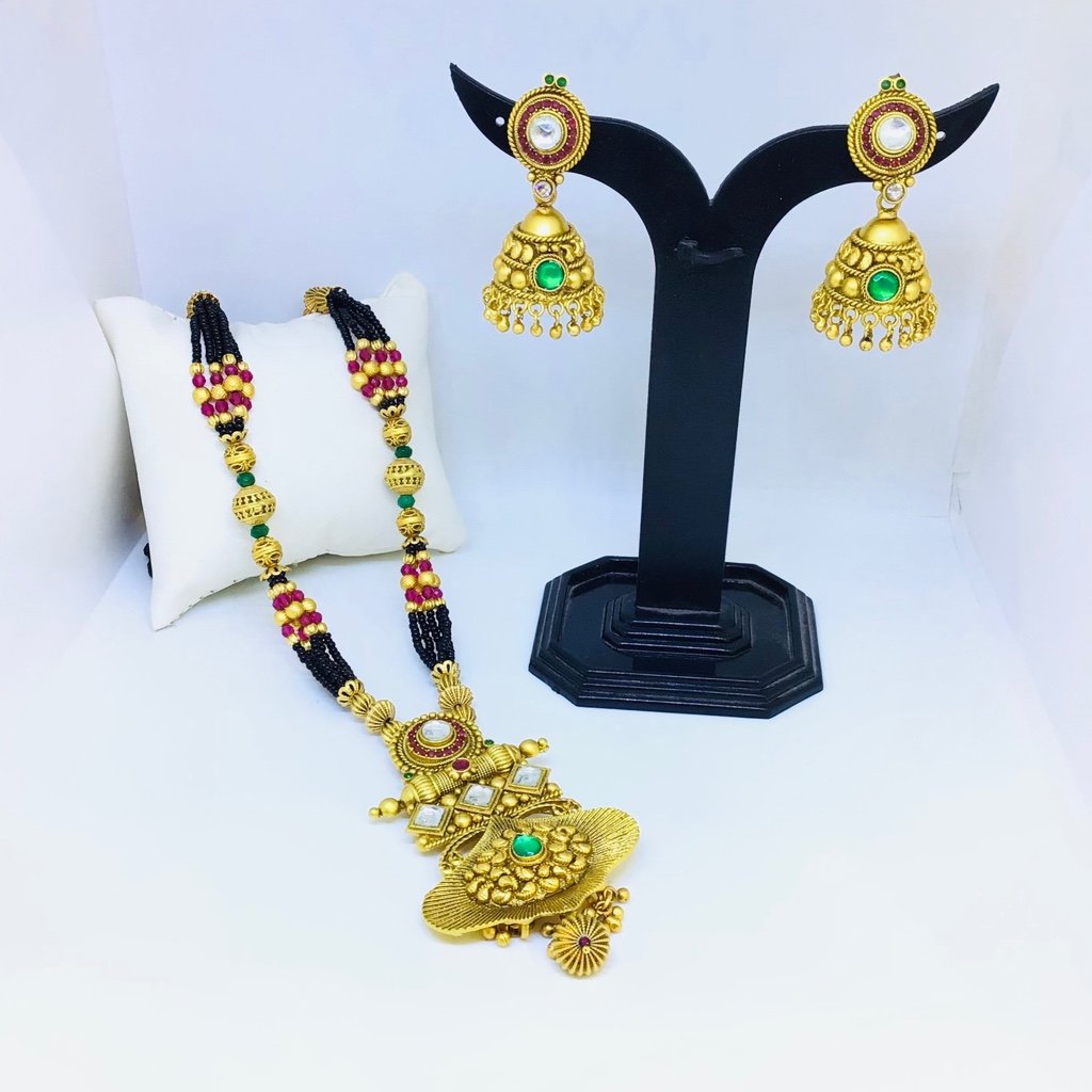 DESIGNING FANCY ANTIQUE GOLD MANGALSUTRA