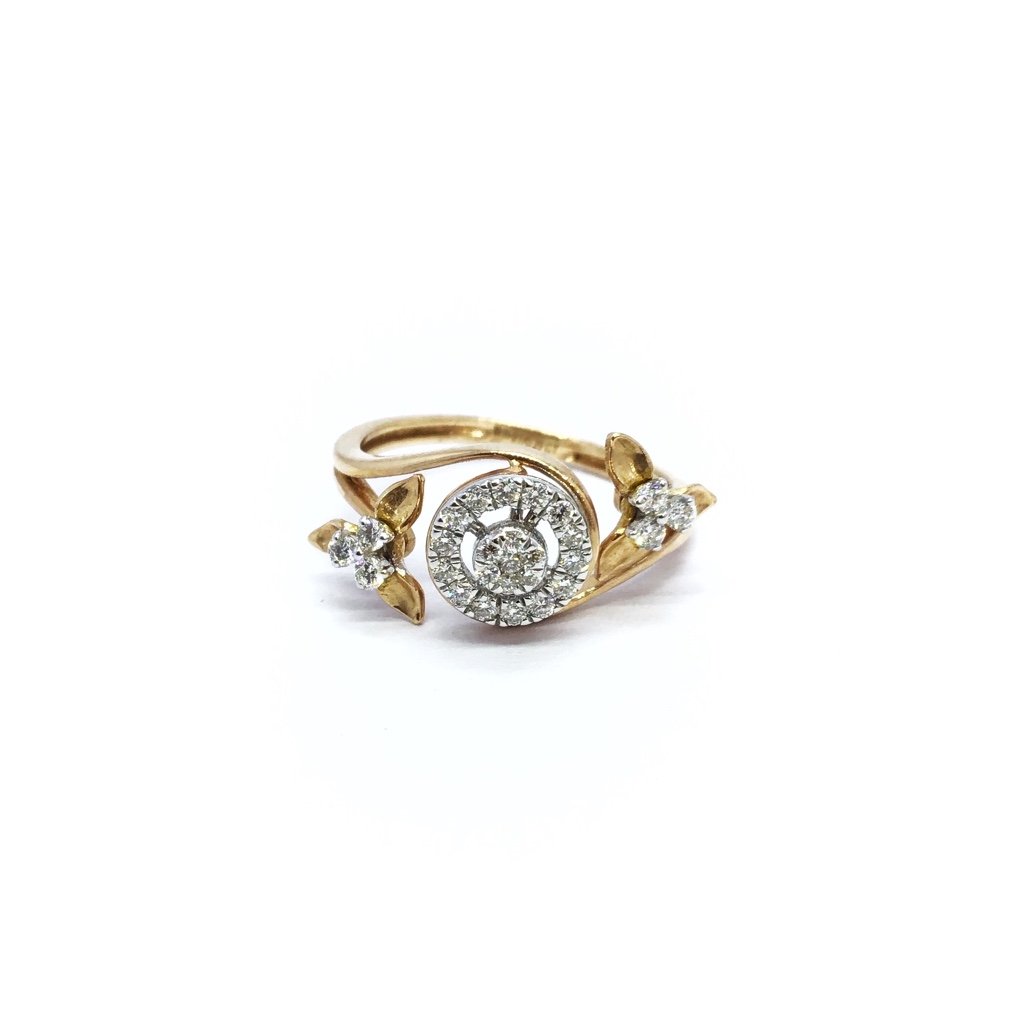 Buy quality GOLD 22K/916 Ladies diamond ring RH-GR331 in Ahmedabad