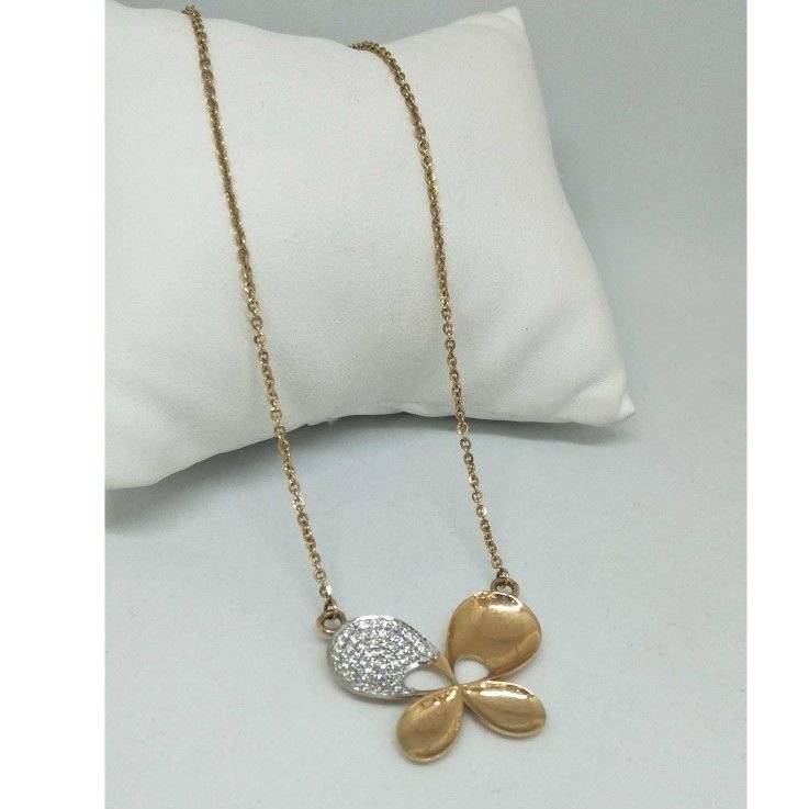 18 KT Rose Gold Pendant Chain