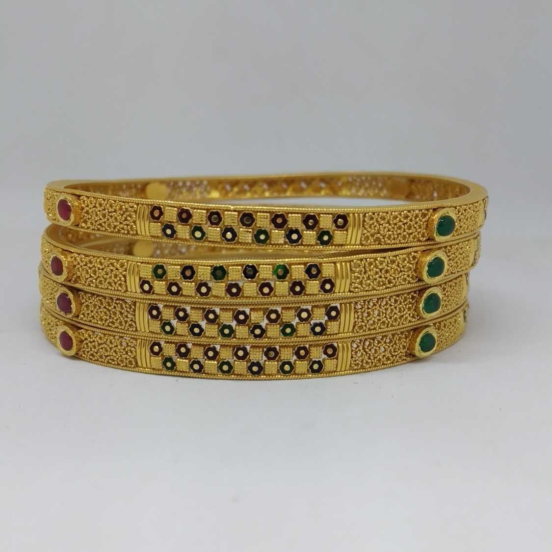 22kt Gold Culcutti Bangle